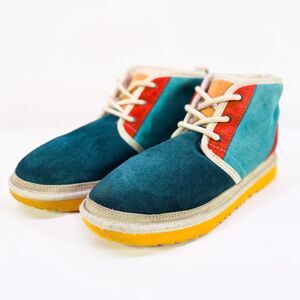 UGG Neumel Mashup Chukka Boots Men’s Size 5 / Women’s 6 Suede Multicolor